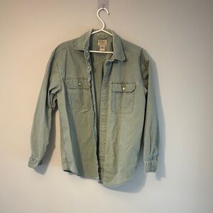 L.L. Bean Sage Green Shirt Jacket